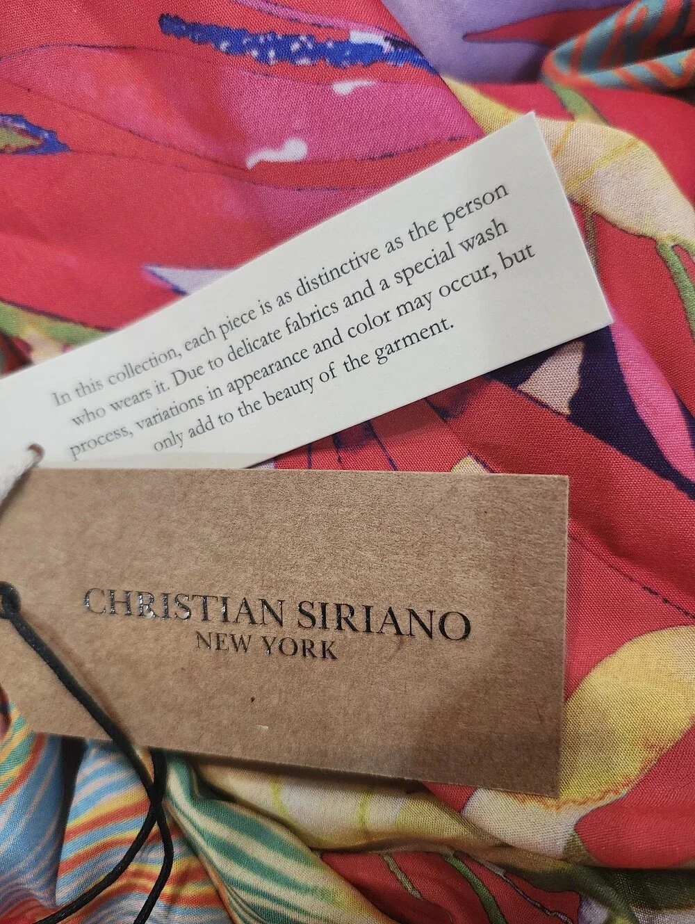 Christian Siriano Multicolor Floral A-Line Maxi Skirt in Coral Pink - Picture 2 of 4